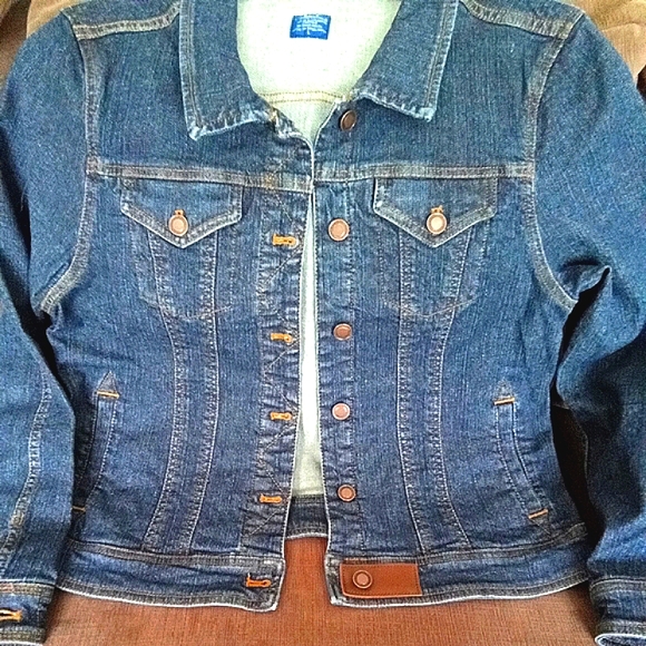 Jockey Brand Stretch Denim Jean Jacket L - Picture 8 of 8